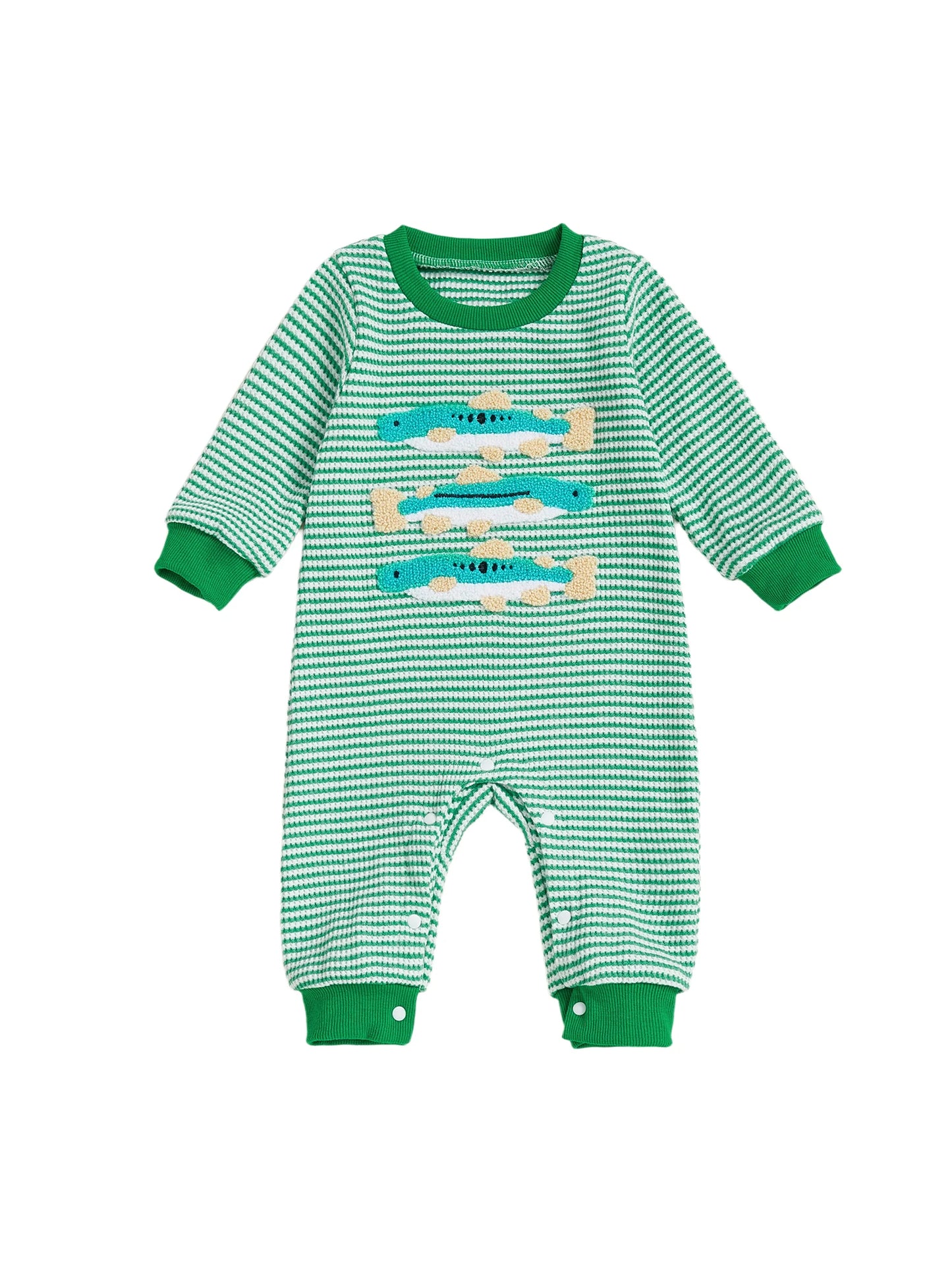 Infant Bodysuit Stylish Short Sleeve V-Neck Animal Print Footed Toddler Clothing Set Casual Newborn Jumpsuit