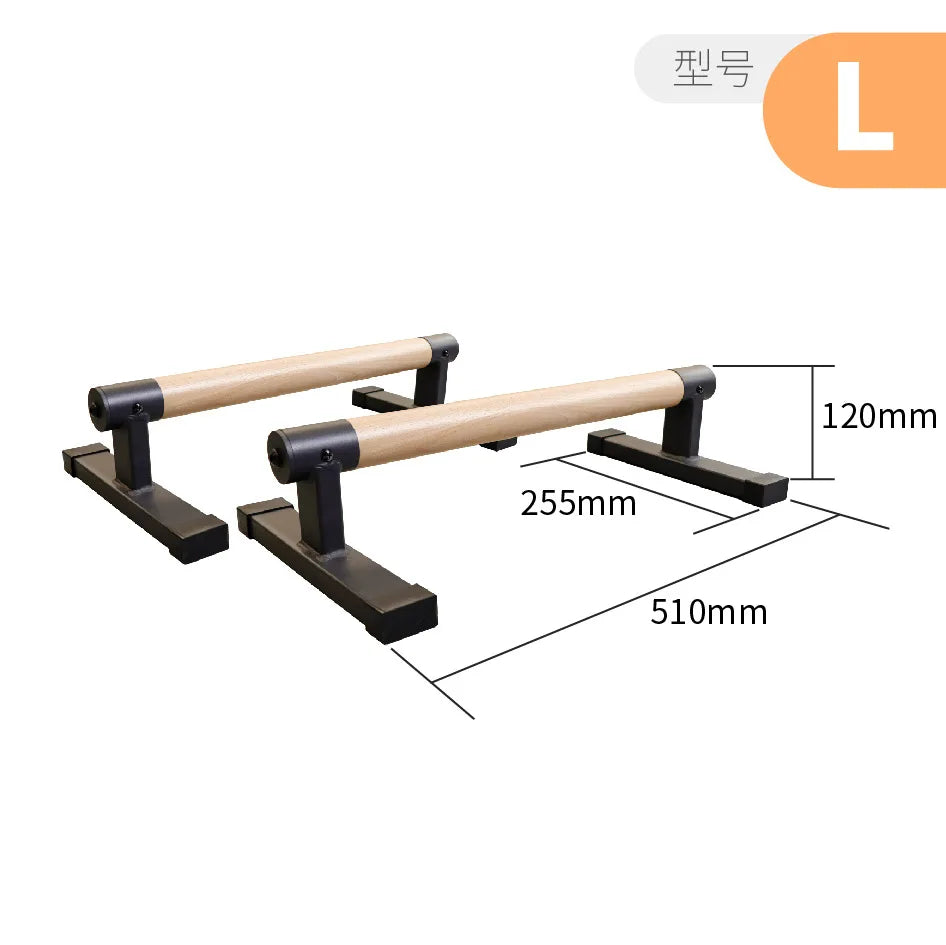 Home Fitness Equipment H-Shaped Wooden Chest Board for Bodybuilding Exercise for Push-Ups Sit-Ups Handstand Parallel Bars