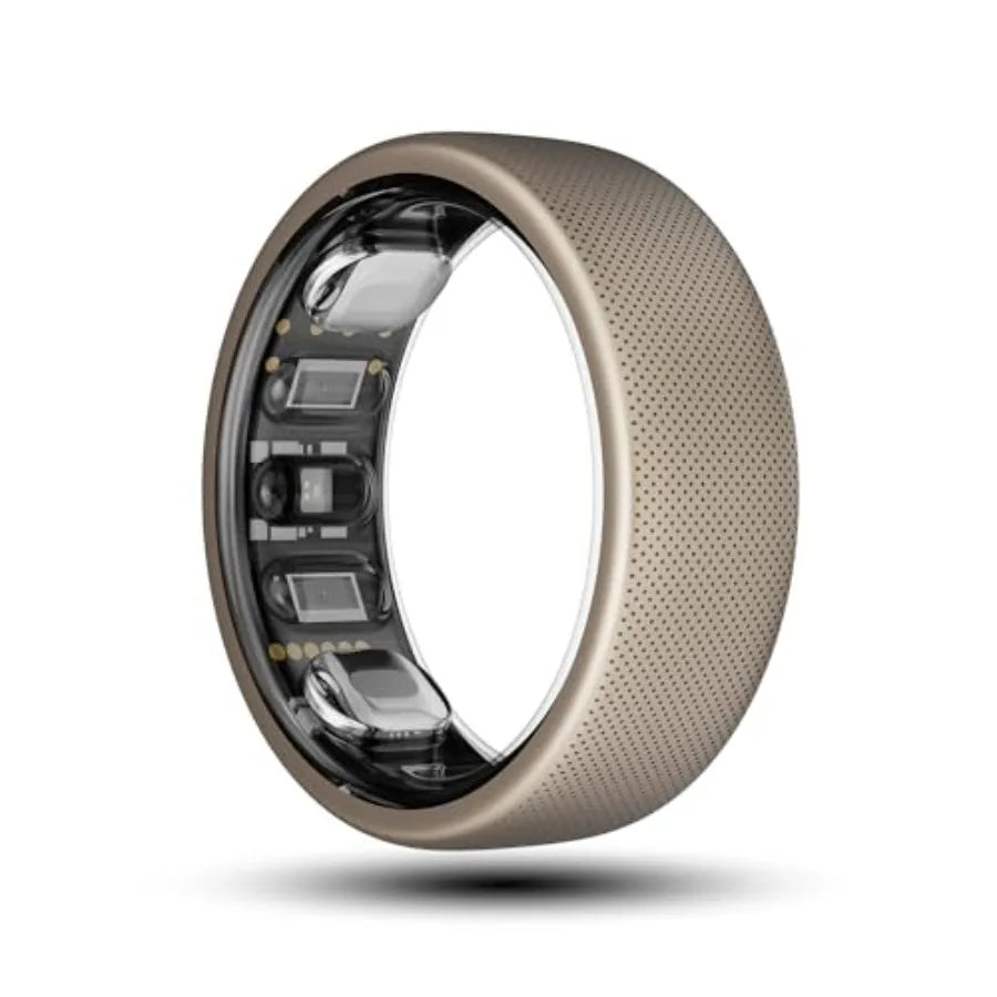 Helio Smart Ring Health Tracker Fitness Tracker Ring Titanium Alloy Size 8 Monitors Sleep Heart Rate Stress No Subscription Fas