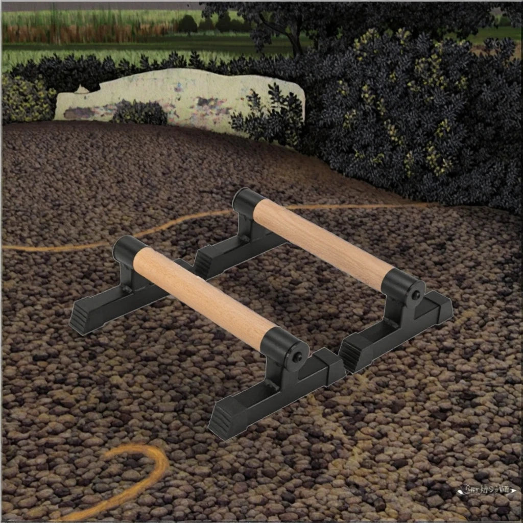 Home Fitness Equipment H-Shaped Wooden Chest Board for Bodybuilding Exercise for Push-Ups Sit-Ups Handstand Parallel Bars