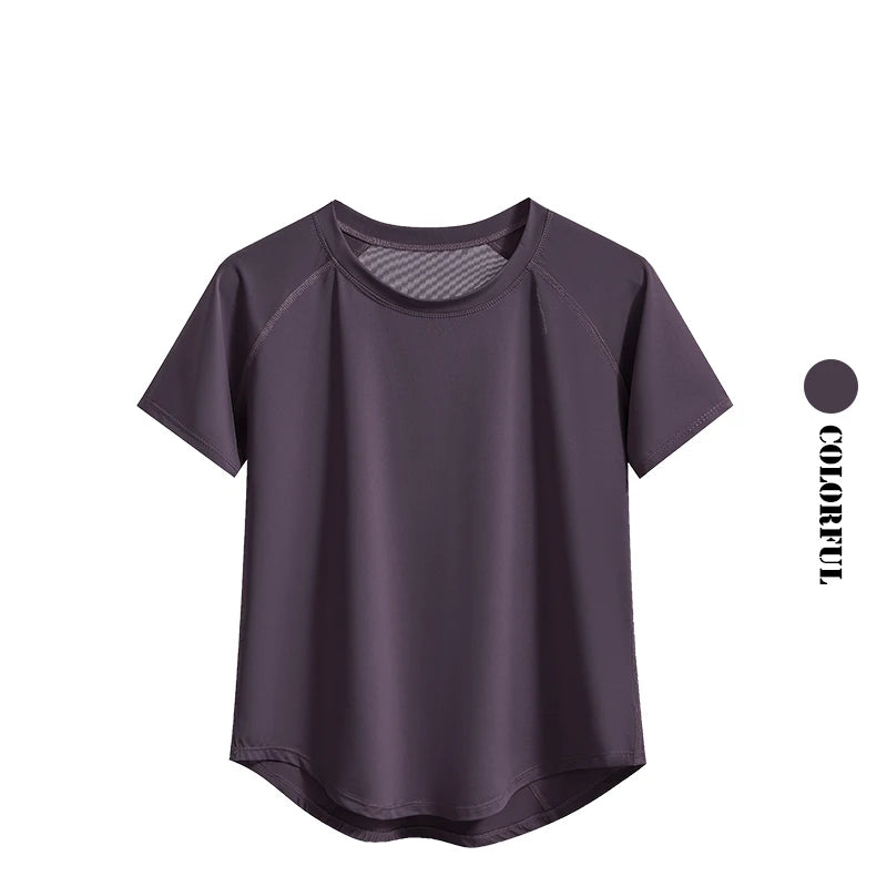 DRUR 2pcs Gym Set Women Summer Sportswear Outfit 2 Piece Short Sleeve Sports Shirt Shorts Sets Jogging Suit Female Tracksuit New