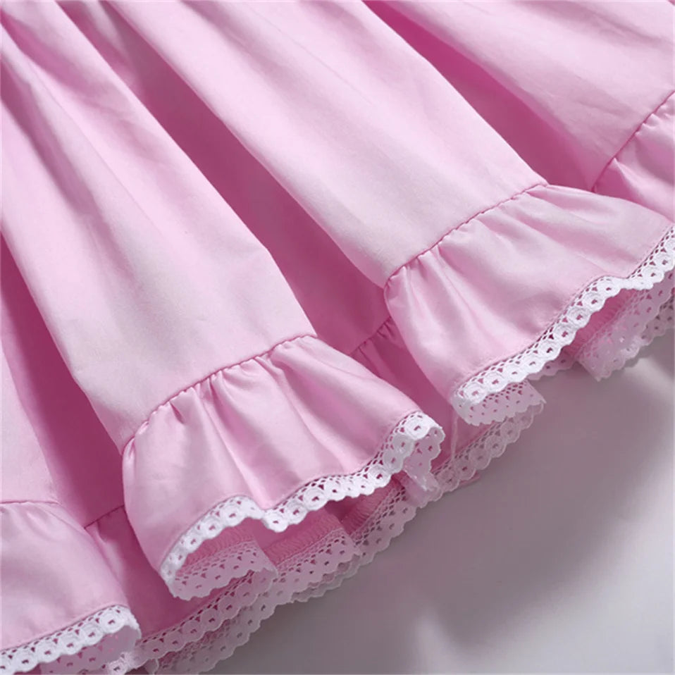 Smocked baby girl dress 100% Cotton