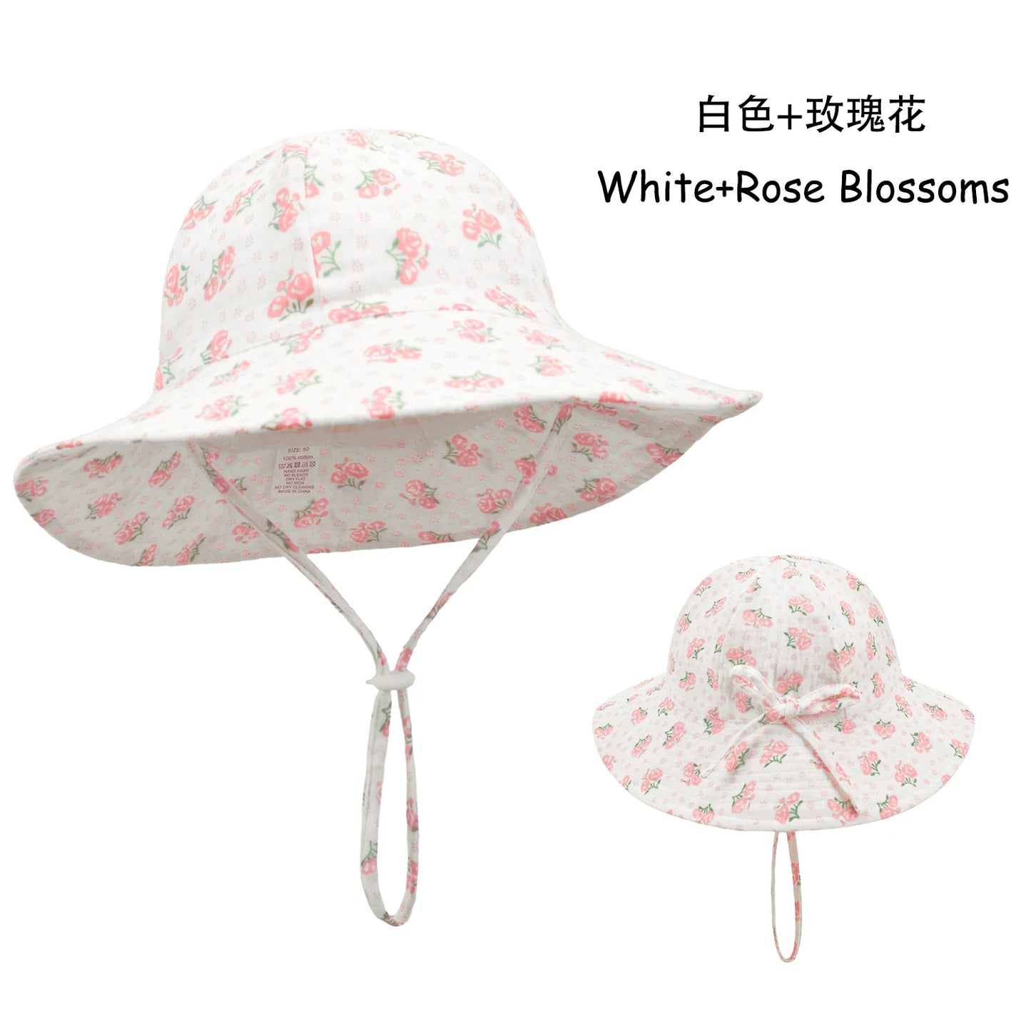 Newborn Boys Girls Bucket Hat Summer Kids Toddler