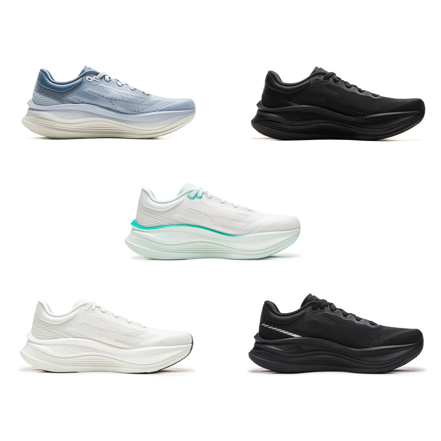 LiNing Men's YUEYING 5 PRO Optimized Cushion Running Shoes with Wide Toe Box SUPER BOOM LiNing Sneakers ARHV013 ARHW001