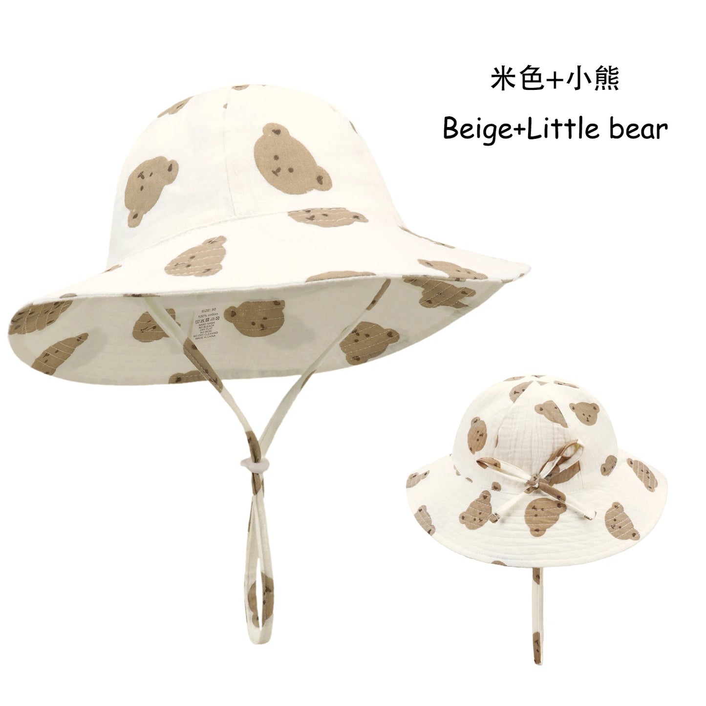 Newborn Boys Girls Bucket Hat Summer Kids Toddler