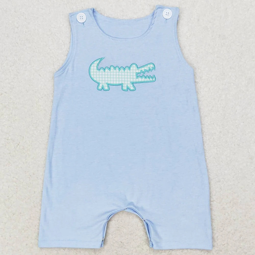 Boutique Baby Infant Boys Crabs Short Sleeve Rompers Spring Summer Toddler Boys Rompers Fashion Kids Baby Onesie Boys Jumpsuits