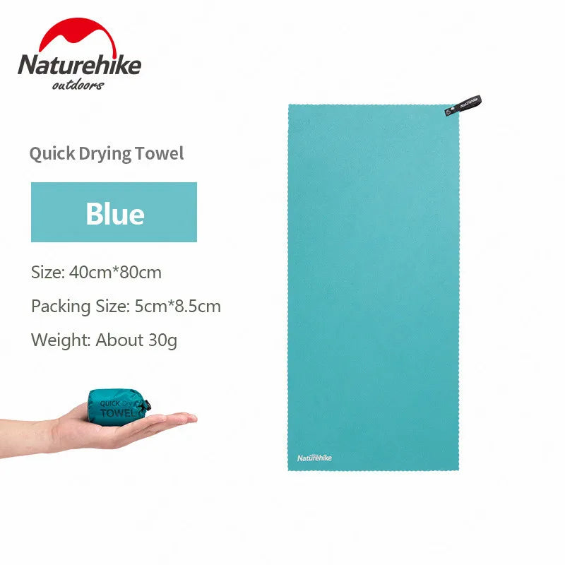 Naturehike Quick Drying Towel Ultralight Breathable Portable Bath Swimming Gym Bath Fitness Towel Outdoor Beach Swimming Towels