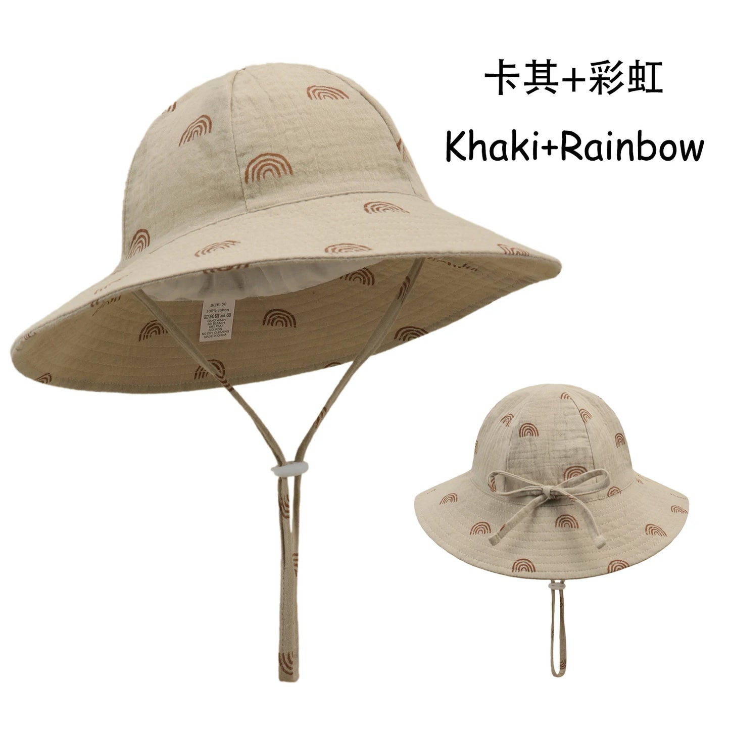 Newborn Boys Girls Bucket Hat Summer Kids Toddler