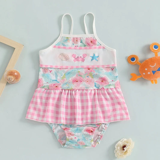 Cute Toddler Girls Swimsuit