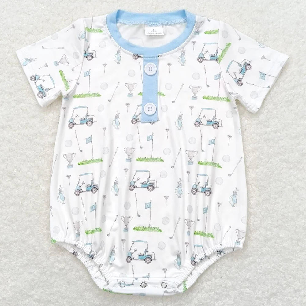 Boutique Baby Infant Boys Crabs Short Sleeve Rompers Spring Summer Toddler Boys Rompers Fashion Kids Baby Onesie Boys Jumpsuits