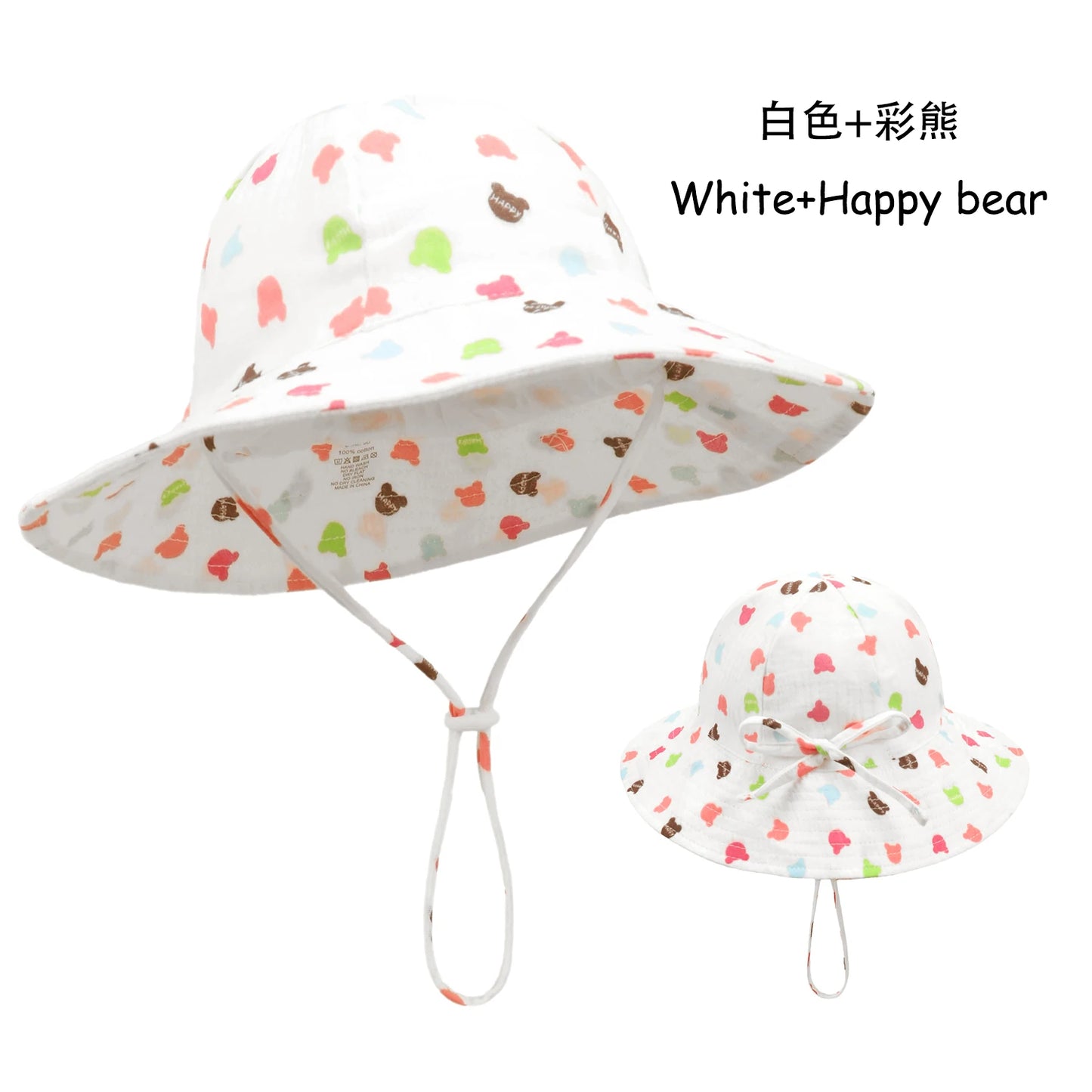 Newborn Boys Girls Bucket Hat Summer Kids Toddler