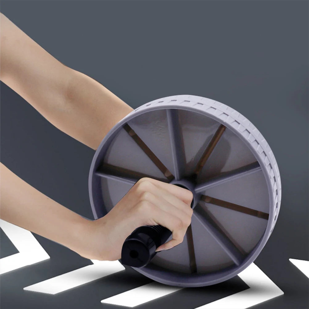 Workout AB Roller Wheel Non-slip Abdominal Roller No Noise Abdominal Trainer Abdominal Exerciser for Home Gym Strength Workouts
