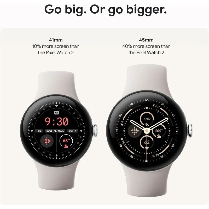 Google Pixel Watch 3 pixel smart watch google pixel watch pixel watch 4 fitness trackers Android Smartwatch Heart Rate Tracking