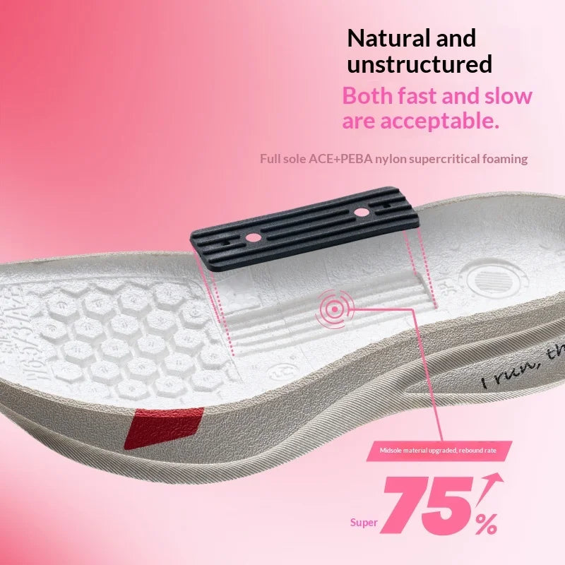 XTEP 2000km PRO Running Sneakers For Women 2026 Spring Stability Comfort Cushioned Lightweight Female Sports shoes 874218110043