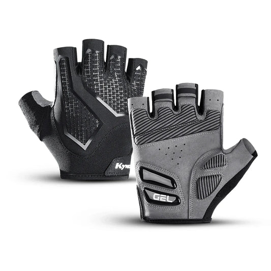 Summer Half-Finger Men Women Cycling Gloves Liquid Silicone Anti Slip Shock-Absorbing Breathable Sports Bicycle Fitness Gloves