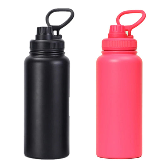 32oz Stainless Steel Water Bottle Vacuum Flasks Termos Outdoor Large Capacity Sports Water Bottle Travel Mug Gym Kettle