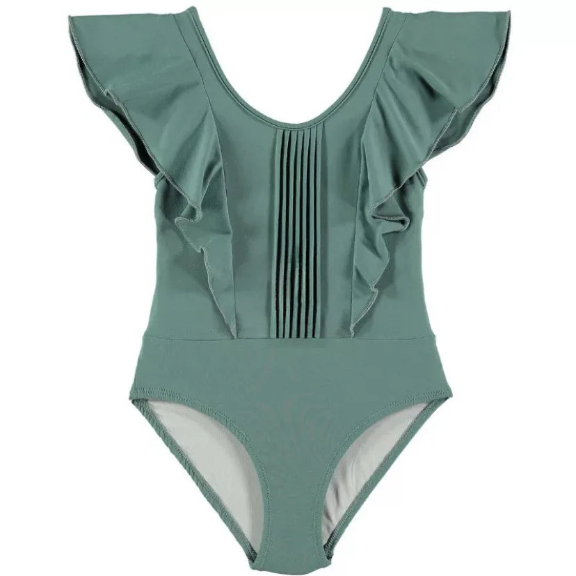 Baby Girl Split Strap Swimsuit Toddler Girls Breathable Sunscreen Vacation One-piece Kids Bikini Swimwear