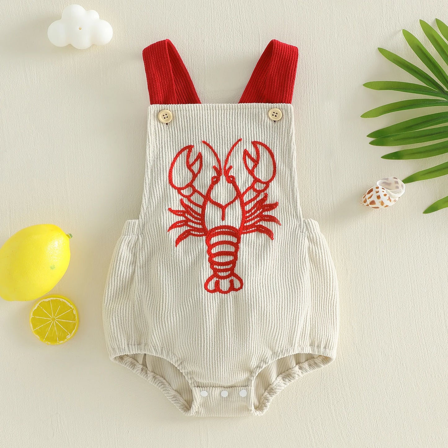 Sleeveless Dinosaur Print Romper Jumpsuit for Infants Cute Animal Pattern Bodysuit Overalls for Baby Girls Boys