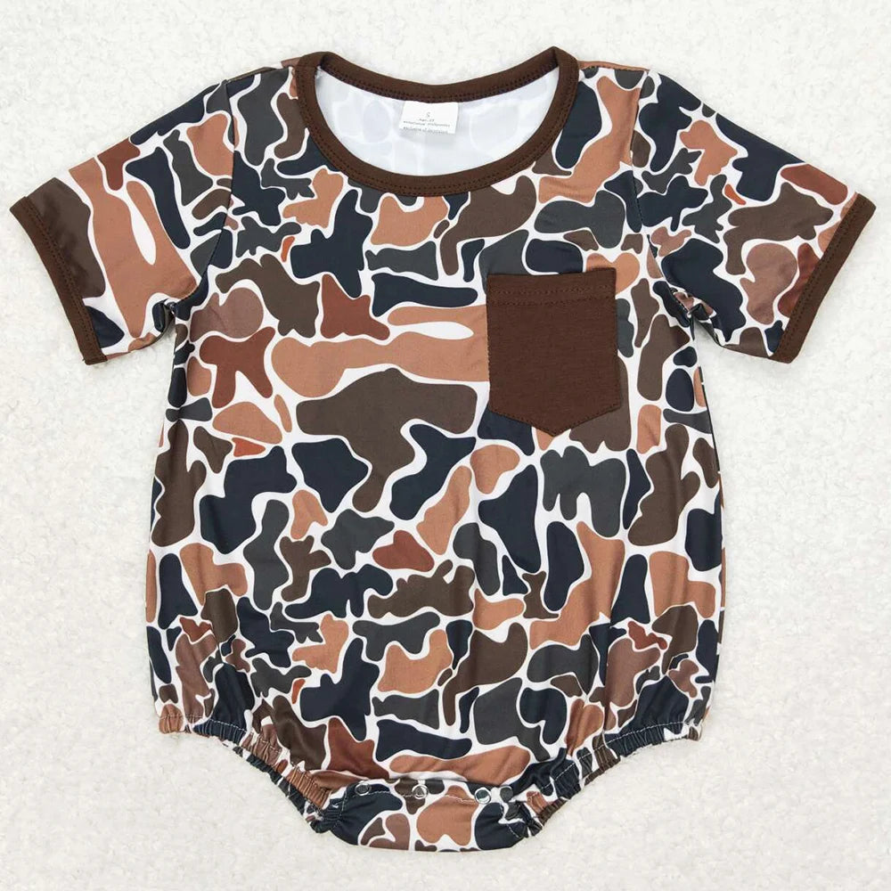 Boutique Baby Infant Boys Crabs Short Sleeve Rompers Spring Summer Toddler Boys Rompers Fashion Kids Baby Onesie Boys Jumpsuits