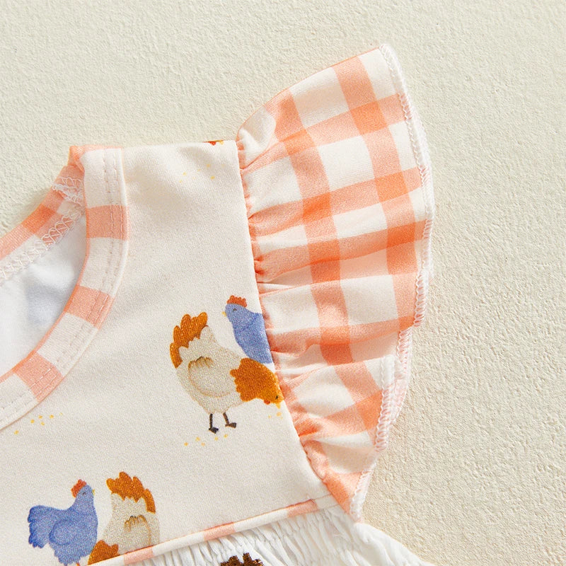 Cute Baby Girls Summer Romper