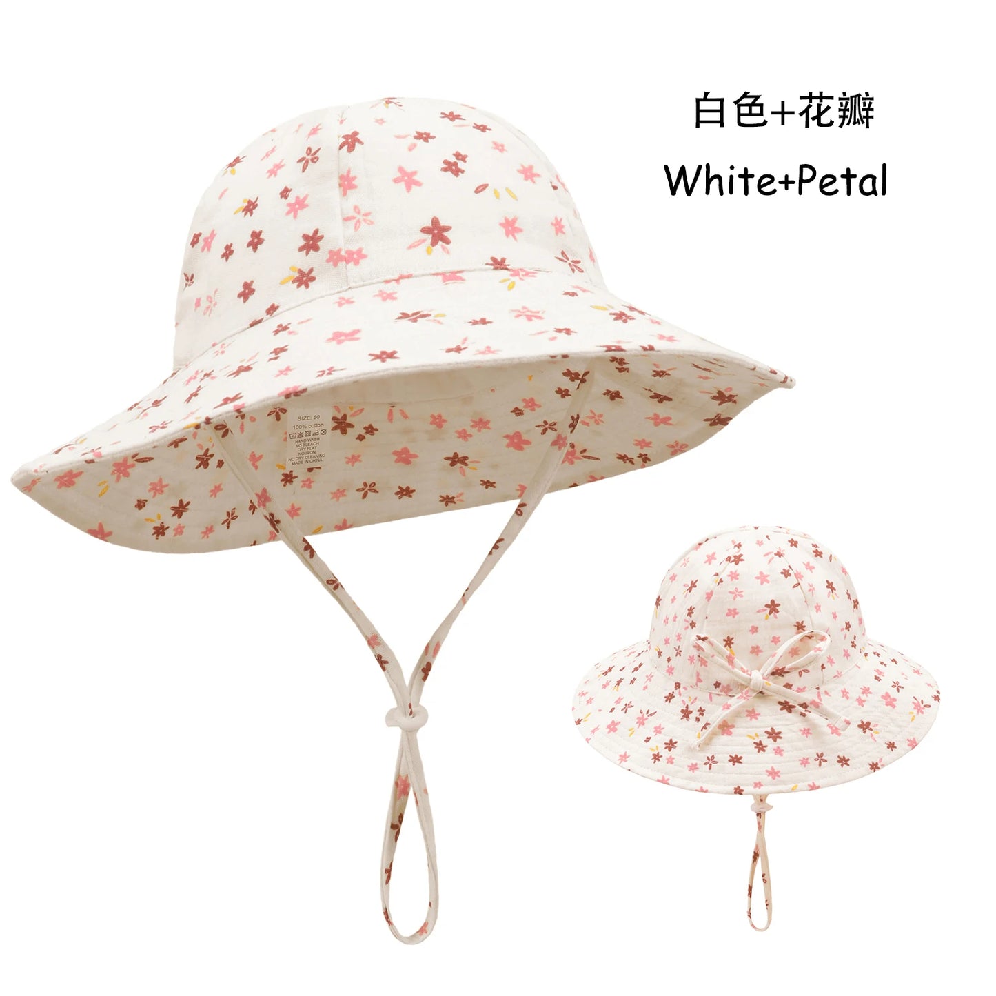 Newborn Boys Girls Bucket Hat Summer Kids Toddler