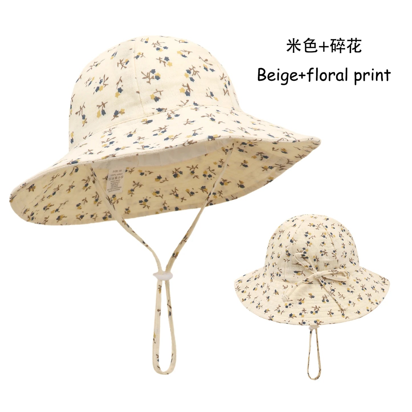 Newborn Boys Girls Bucket Hat Summer Kids Toddler