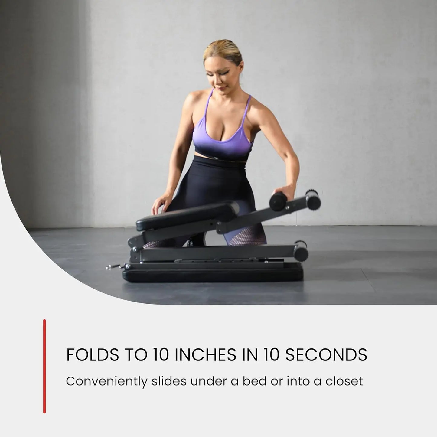 5-in-1 Adjustable Weight Bench for Home Gym, Foldable, 800 lbs Capacity, Perfect for Dumbbell Workouts