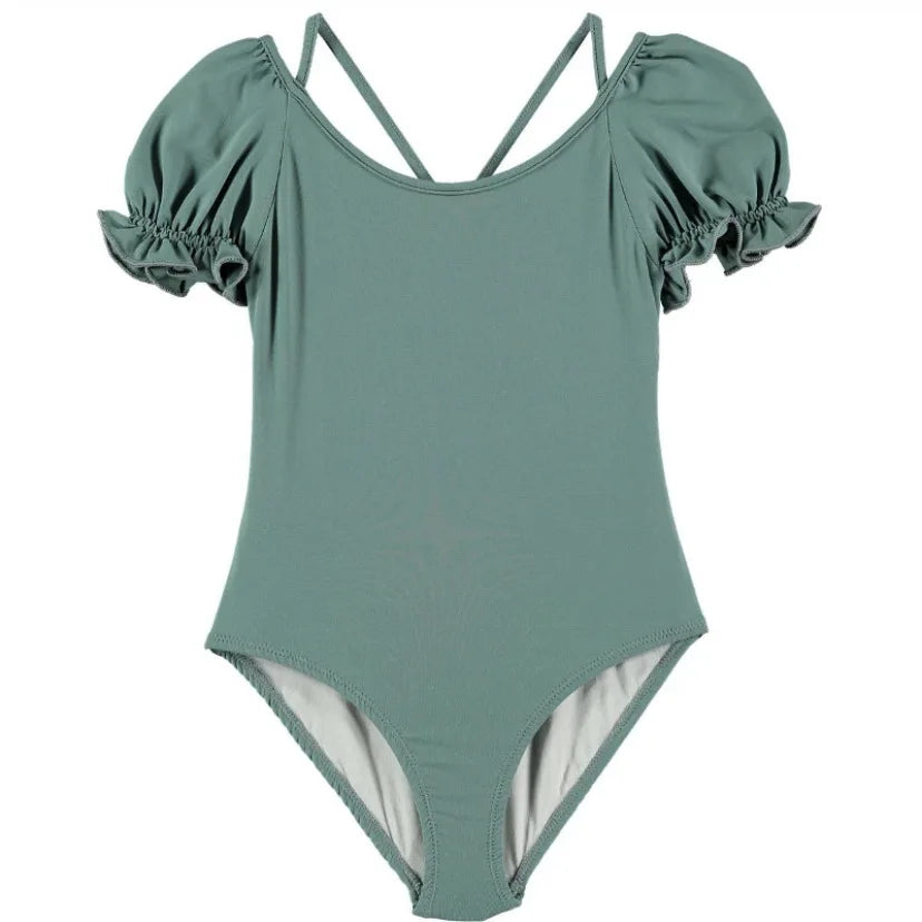 Baby Girl Split Strap Swimsuit Toddler Girls Breathable Sunscreen Vacation One-piece Kids Bikini Swimwear