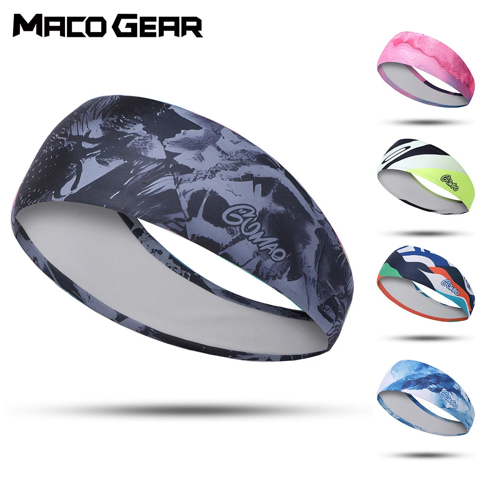 Sports Sweatbands Warm Headbands Sweat-absorption Lightweight Running Yoga Gym Fitness Skiing Cycling Soft Headwear Bandana