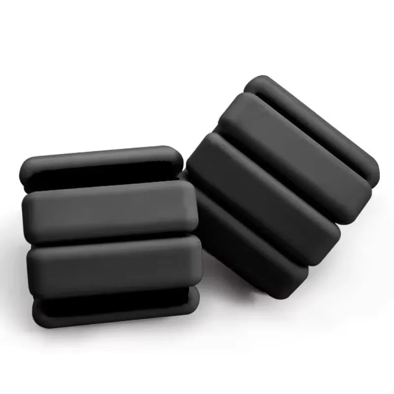 Pound Adjustable Silicone Zinc Alloy Wrist Ankle Weighted Bracelets Pilates Gym Yoga Cardio Strength Training Weight Bracelet