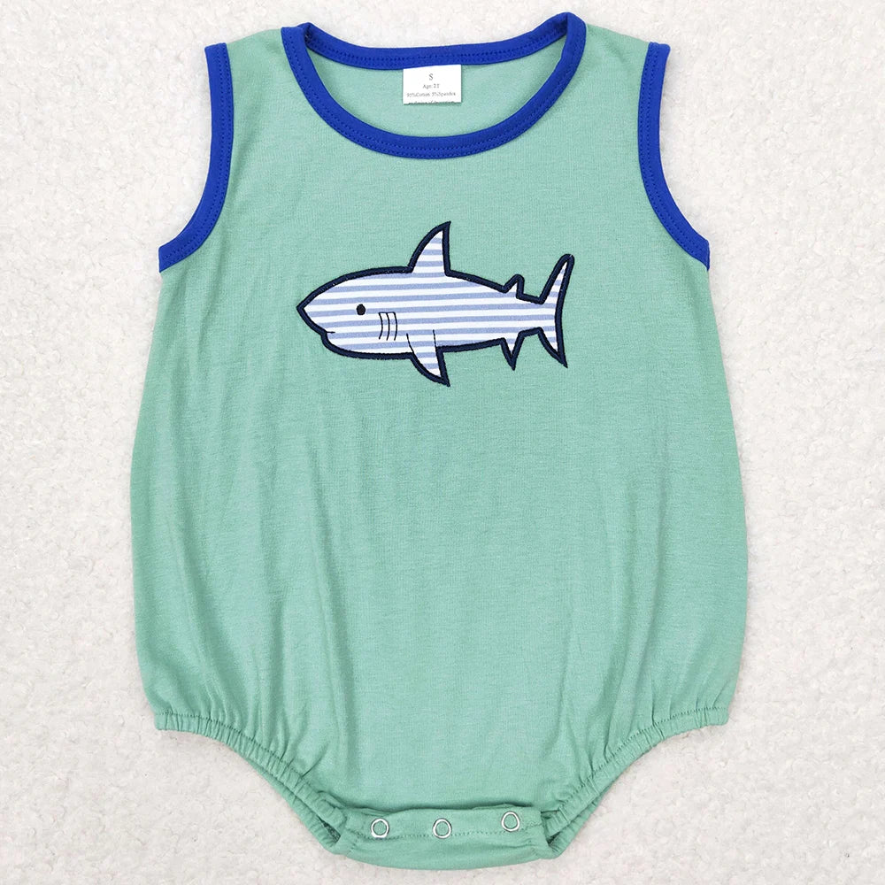 Boutique Baby Infant Boys Crabs Short Sleeve Rompers Spring Summer Toddler Boys Rompers Fashion Kids Baby Onesie Boys Jumpsuits