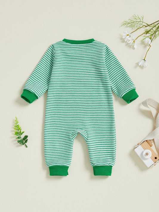 Infant Bodysuit Stylish Short Sleeve V-Neck Animal Print  Footed Toddler Clothing Set Casual Newborn Jumpsuit
