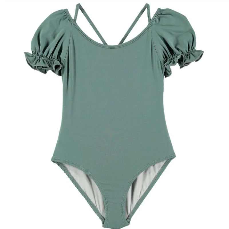 Baby Girl Split Strap Swimsuit Toddler Girls Breathable Sunscreen Vacation One-piece Kids Bikini Swimwear