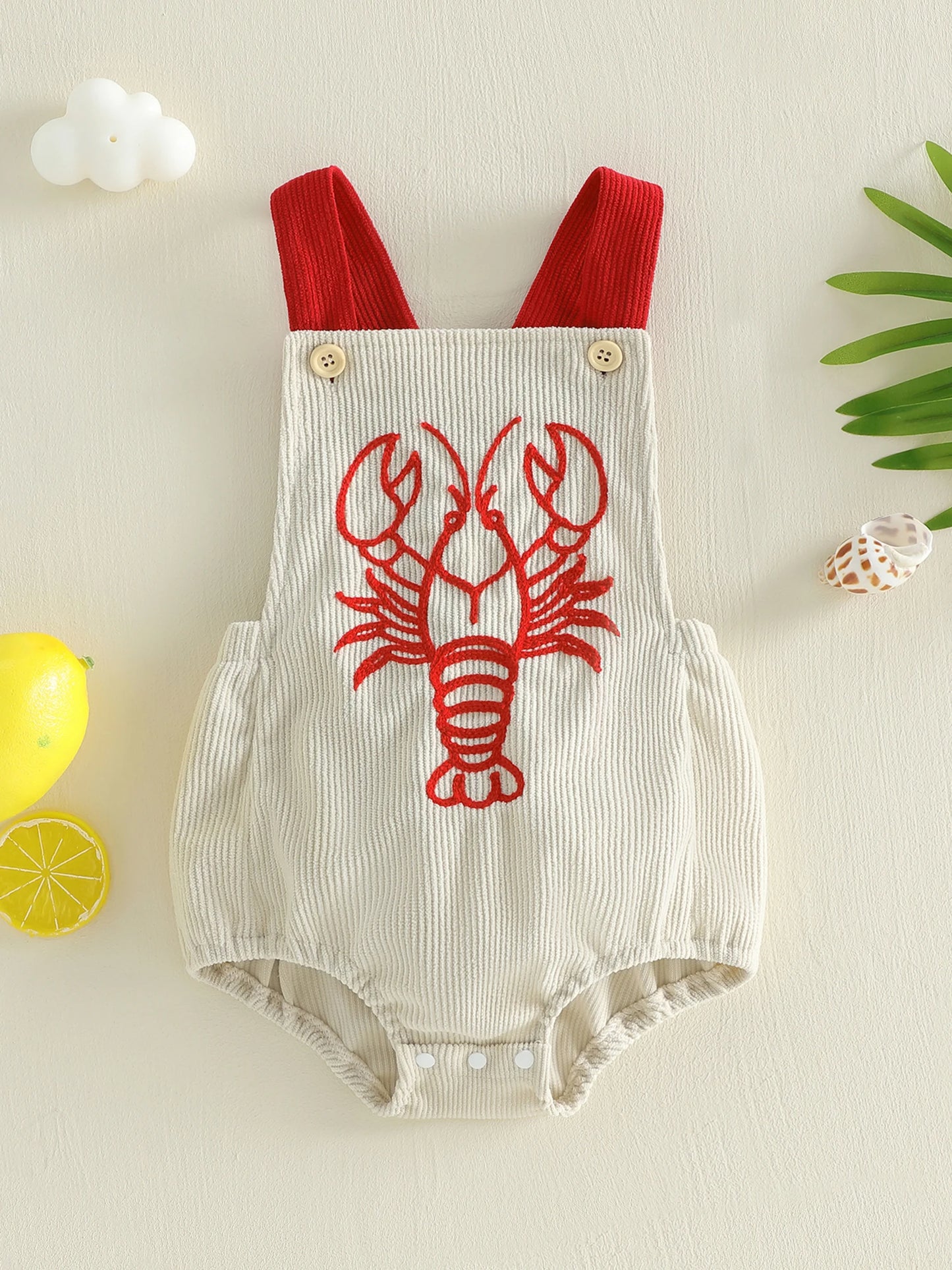 Sleeveless Dinosaur Print Romper Jumpsuit for Infants Cute Animal Pattern Bodysuit Overalls for Baby Girls Boys