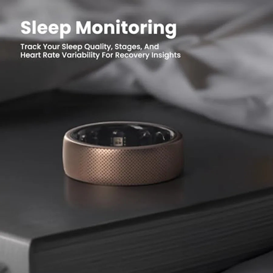 Size 8 - Helio Smart Ring Health Tracker Fitness Tracker Ring No Subscription Monitors Sleep Heart Rate