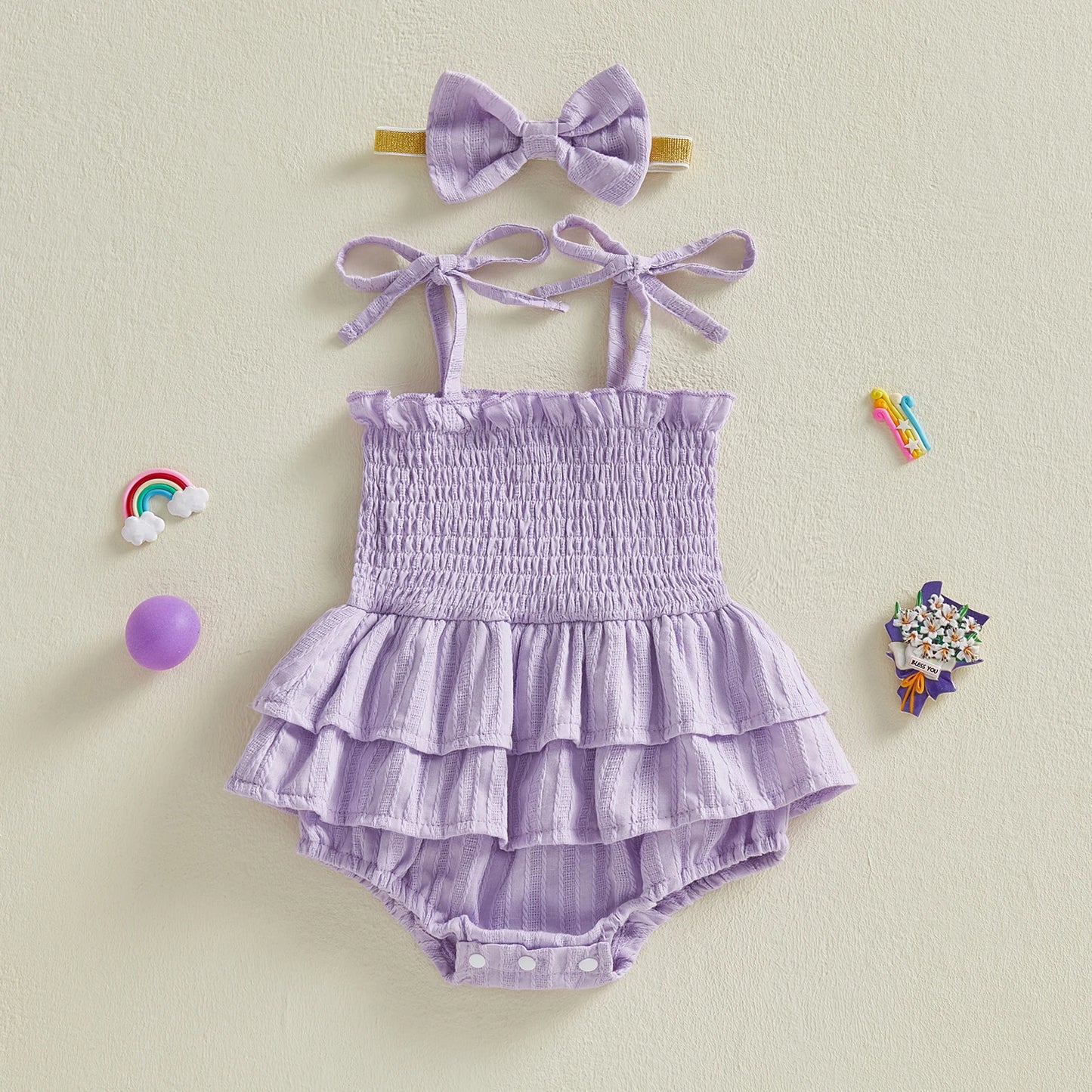 Adorable Baby Girls Rompers