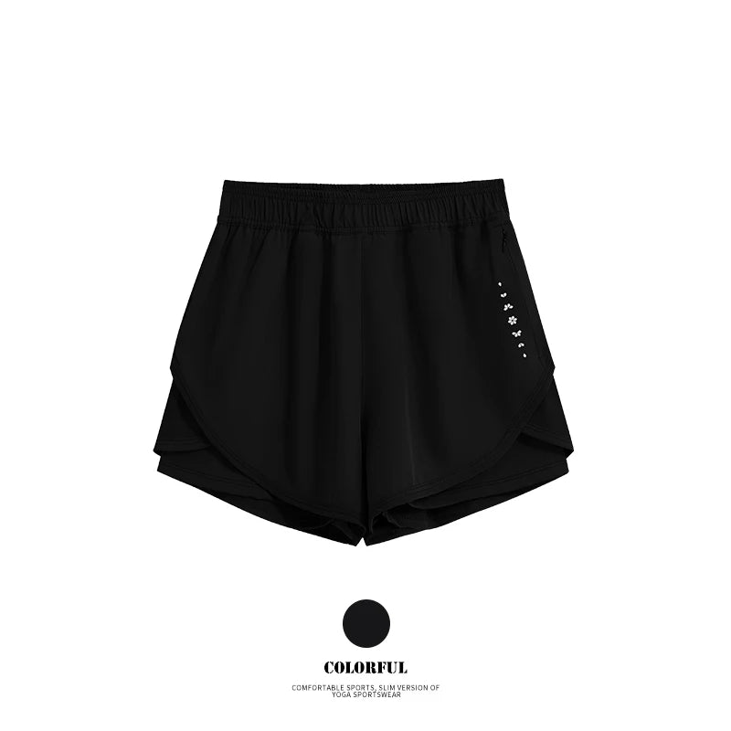 DRUR 2pcs Gym Set Women Summer Sportswear Outfit 2 Piece Short Sleeve Sports Shirt Shorts Sets Jogging Suit Female Tracksuit New