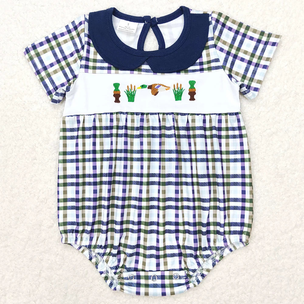 Boutique Baby Infant Boys Crabs Short Sleeve Rompers Spring Summer Toddler Boys Rompers Fashion Kids Baby Onesie Boys Jumpsuits