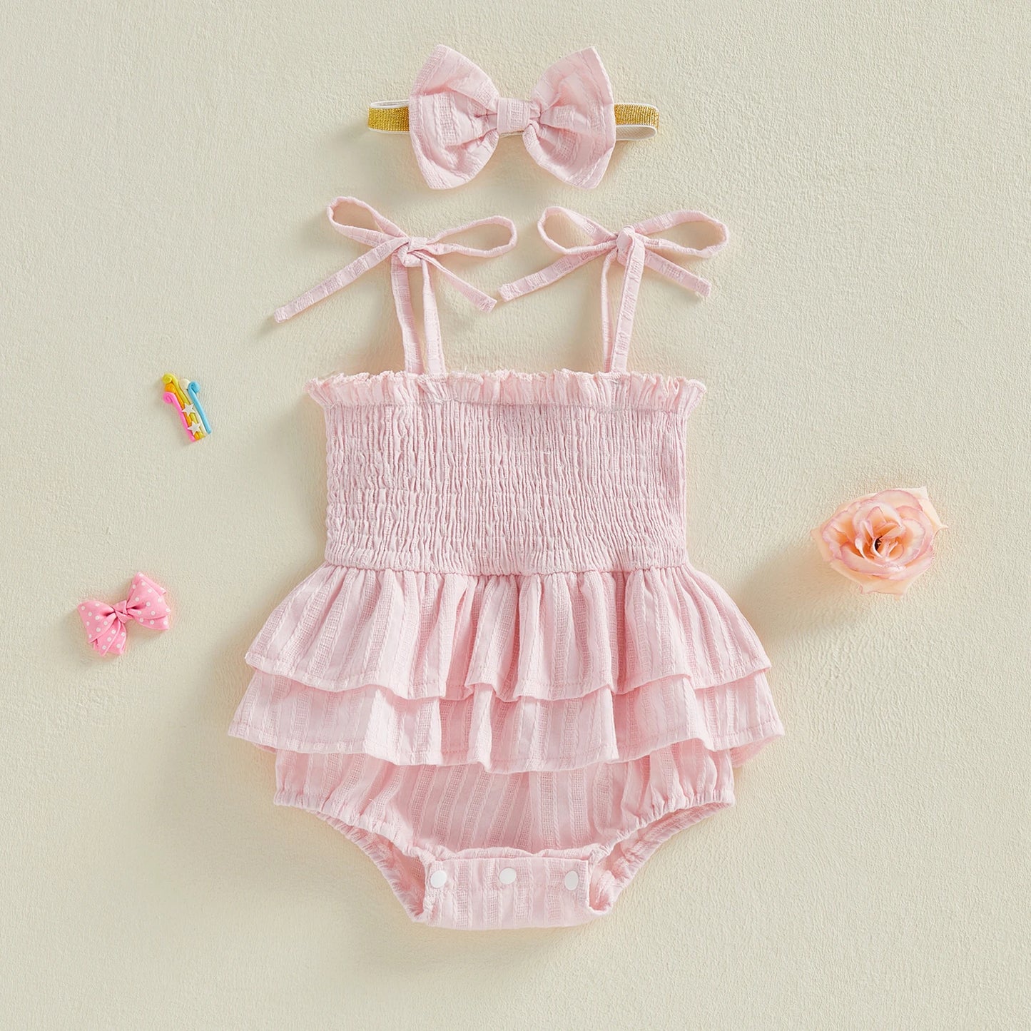 Adorable Baby Girls Rompers