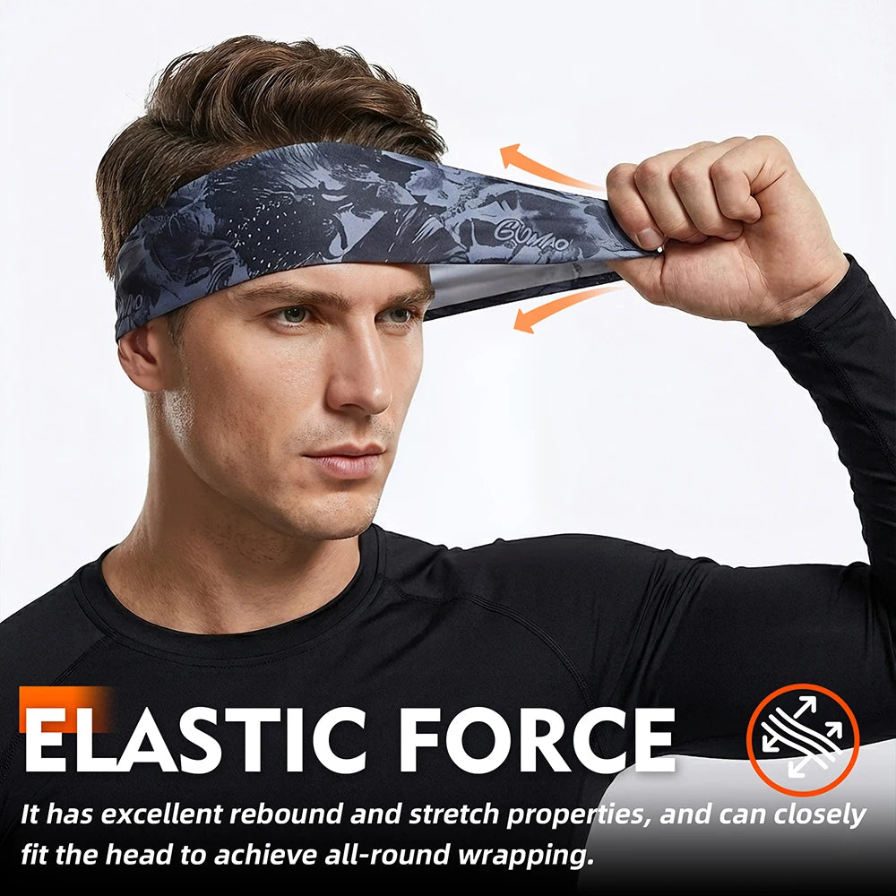 Sports Sweatbands Warm Headbands Sweat-absorption Lightweight Running Yoga Gym Fitness Skiing Cycling Soft Headwear Bandana