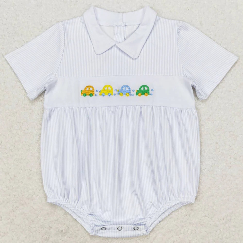 Boutique Baby Infant Boys Crabs Short Sleeve Rompers Spring Summer Toddler Boys Rompers Fashion Kids Baby Onesie Boys Jumpsuits