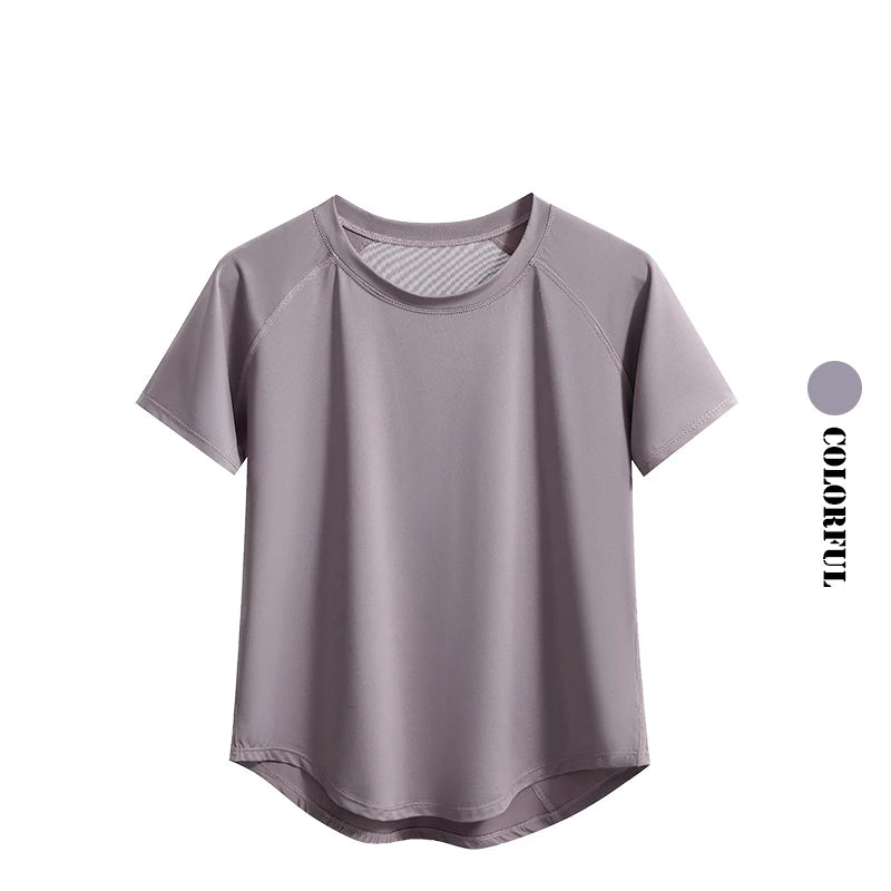 DRUR 2pcs Gym Set Women Summer Sportswear Outfit 2 Piece Short Sleeve Sports Shirt Shorts Sets Jogging Suit Female Tracksuit New
