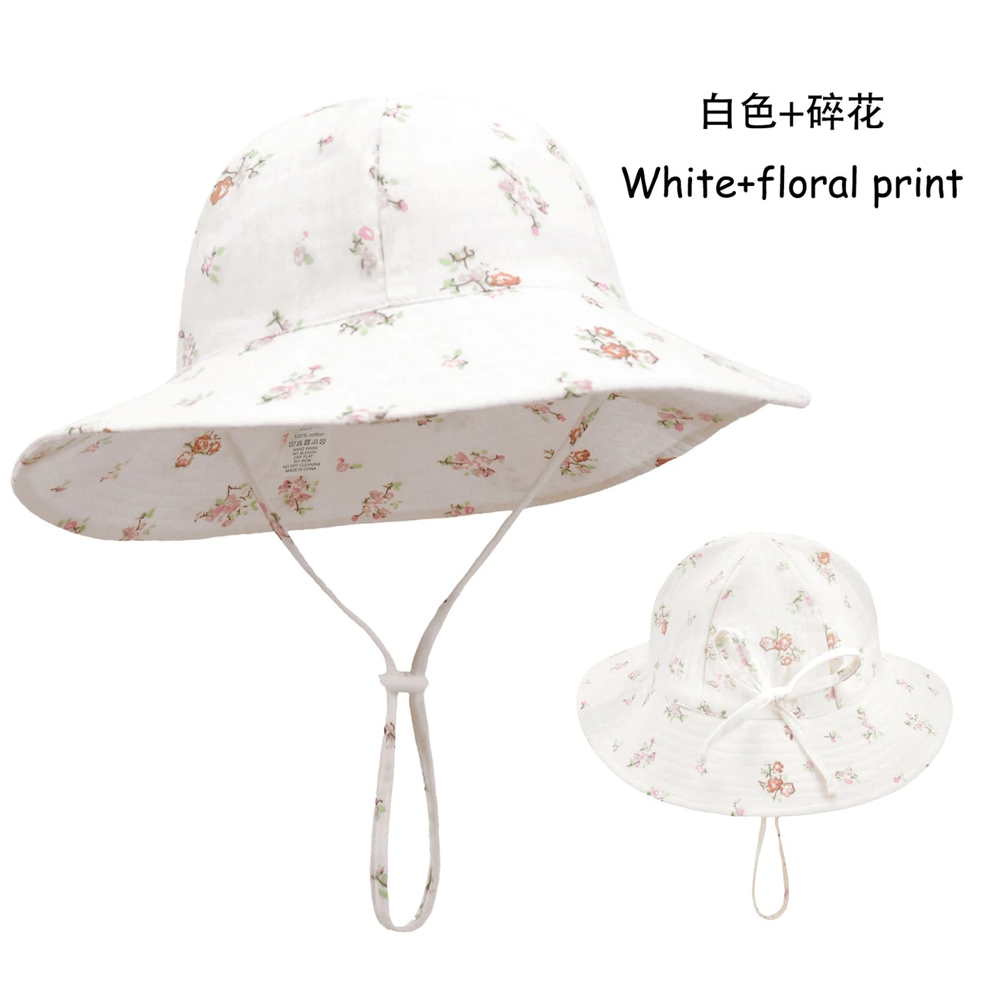 Newborn Boys Girls Bucket Hat Summer Kids Toddler